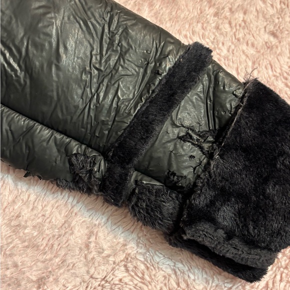 BLACK BB DAKOTA JACKET WITH FUR TRIM XS - Picture 6 of 6